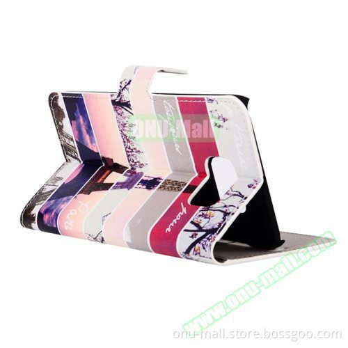 Factory Price Wallet Style Leather flip cover for Samsung Galaxy Note 5 Edge with Card Slots